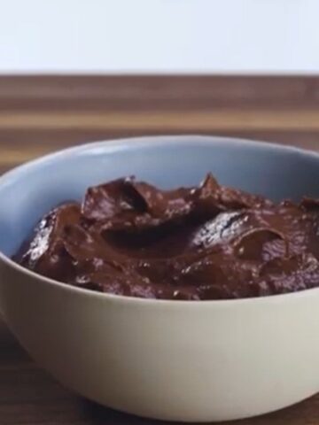 healthy chocolate pudding